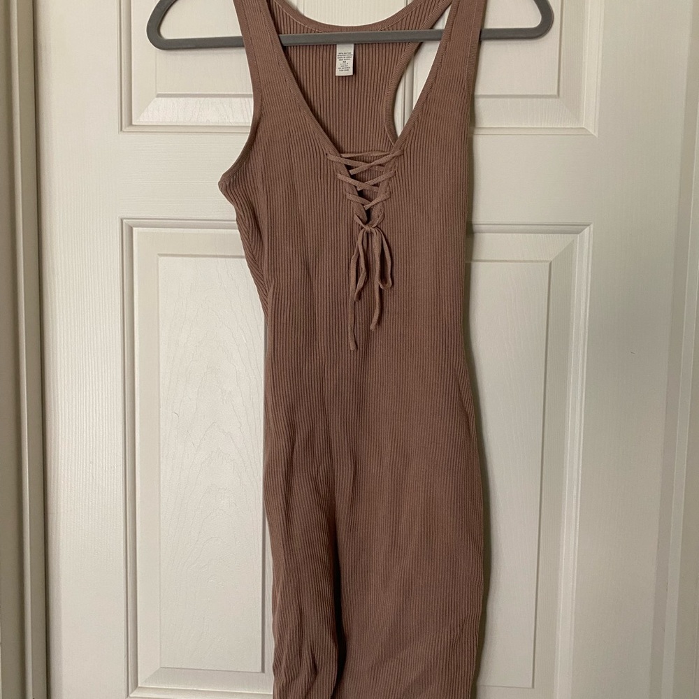 Charlotte Russe razorback stretch dress